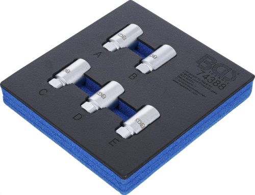 BGS technic Zásobník na náradie 1/6: Sada zásuviek na ráfik pre Tesla | 5 ks. (74388)