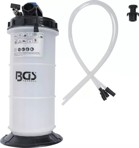 BGS technic Vákuové odsávacie čerpadlo | pneumatický | 6 l (74396)