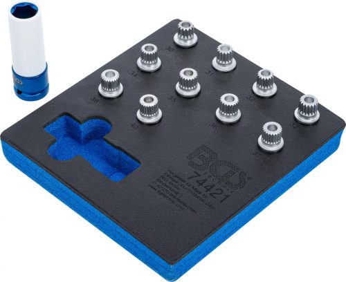 BGS technic Súprava na montáž a demontáž zámkov kolies BMW | 11 ks. (74421)