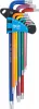BGS technic Sada kľúčov typu L | Viacfarebné | extra dlhé | T-Star (pre Torx) T10 - T50 | 9 ks. (74459)