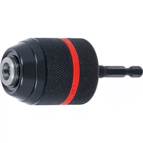   BGS technic Rýchla akcia Chuck | Kovové prevedenie | 6,3 mm (1/4") pohon x 20 UNF | 0,8 – 10 mm (74469)
