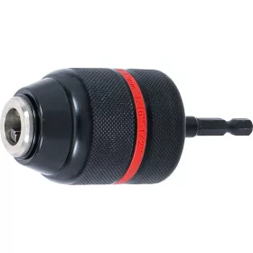   BGS technic Rýchla akcia Chuck | Kovové prevedenie | 6,3 mm (1/4") pohon x 20 UNF | 1,5 – 13 mm (74470)