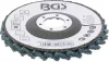 BGS technic Klapka disk | Netkané | Ø 115 mm | Veľkosť zrna 240 (74475)