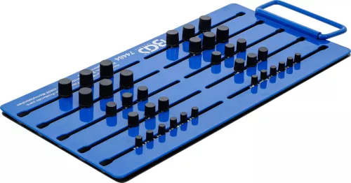 BGS technic Magnetická doska | s vonkajším námestím | pre 36 zásuviek | Pohon 6,3 mm (1/4"), 10 mm (3/8"), 12,5 mm (1/2") (74484)
