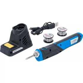   BGS technic Bezdrôtová spájkovačka s USB nabíjaním – maximálna teplota 450 °C (74485)