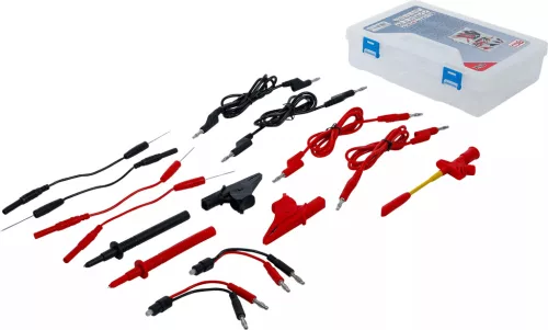 BGS technic Sortiment príslušenstva meracích káblov a sond | pre multimeter | 15 ks. (74511)
