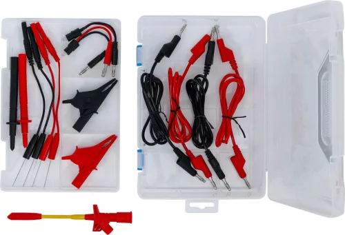 BGS technic Sortiment príslušenstva meracích káblov a sond | pre multimeter | 15 ks. (74511)