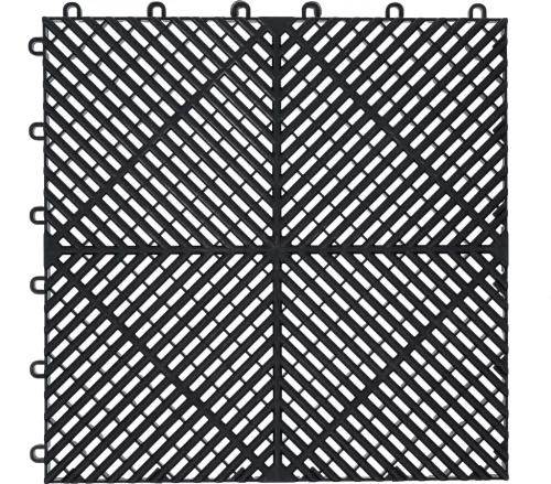 BGS technic Plastové dlaždice-Sada | Click-System | 400 x 400 x 18 mm | 10-ks. (74546)