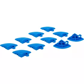   BGS technic Plastové obklady-Rohový prvok-Súprava | Click-System | 57 x 57 x 18 mm | 10-ks. (74548)