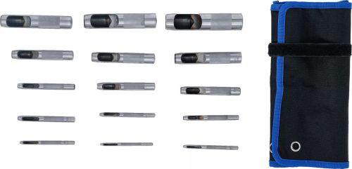 BGS technic Súprava dierovačov | 2 - 22 mm | 15 ks. (74570)