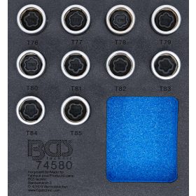   BGS technic Zásobník na náradie 1/6: Sada na demontáž kľúčov kolies  pre Tesla | 10 ks. (74580)