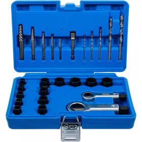   BGS technic Kompaktná súprava na odstraňovanie poškodených skrutiek, matíc a tŕňov| 26 ks. (74581)