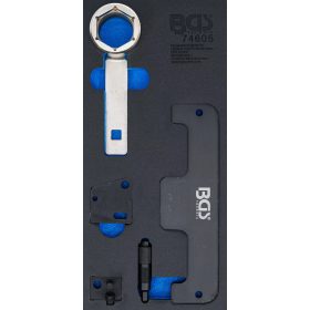   BGS technic ZVložka do dielenského vozíka 1/3: Sada náradia na časovanie motora | pre 6- a 8-valcové motory VAG / Porsche (74605)