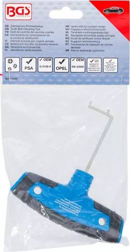 BGS technic Nástroj na kontrolu rozvodového remeňa | pre motory 1,0 l a 1,2 l PSA (74609)