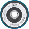 BGS technic Leštiaci kotúč | Oxid hlinitý | Ø 125 mm | Veľkosť zrna 180 (74617)
