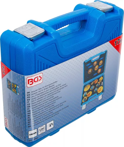 BGS technic Sada adaptérov pre odvzdušňovač bŕzd | 17-dielna (74664)