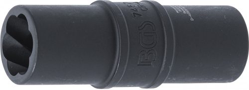 BGS technic Špeciálny otočný bit na povolenie poškodených skrutiek 17 mm | 12,5 mm (1/2") (BGS 7467-17)