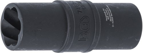 BGS technic Špeciálny otočný bit na povolenie poškodených skrutiek 19 mm | 12,5 mm (1/2") (BGS 7467-19)