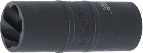 BGS technic Špeciálny otočný bit na povolenie poškodených skrutiek 21 mm | 12,5 mm (1/2") (BGS 7467-21)