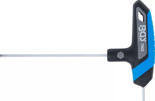 BGS technic Skrutkovač s T-rukoväťou | Šesťhranný objímkový kľúč | 2,5 mm  (7602)