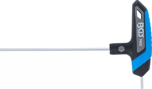 BGS technic Skrutkovač s T-rukoväťou | Šesťhranný objímkový kľúč | 3 mm(7603)