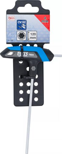 BGS technic Skrutkovač s T-rúčkou | vnútorný šesťuholník | 4 mm (7604)