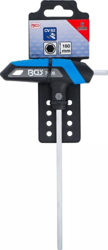 BGS technic Skrutkovač s T-rúčkou | vnútorný šesťuholník | 6 mm (7606)