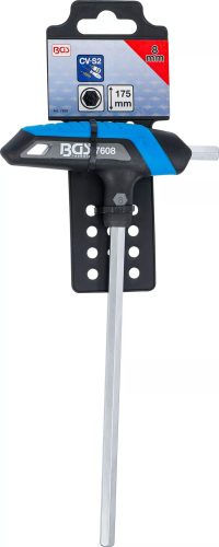 BGS technic Skrutkovač s T-rúčkou | vnútorný šesťuholník | 8 mm (7608)