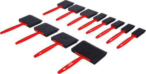 BGS DIY Súprava penových / hubových štetcov | 12 ks. (76520)