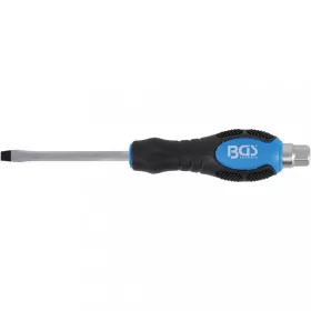   BGS technic Skrutkovač, čepeľ so šesťhranným profilom | plochý SL 5 mm | Dĺžka čepele 75 mm (BGS 7917)