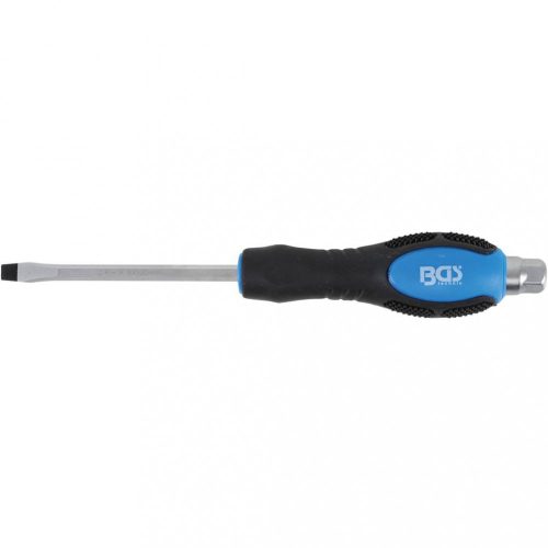 BGS technic Skrutkovač, čepeľ so šesťhranným profilom | plochý SL 6 mm | Dĺžka čepele 100 mm (BGS 7919)