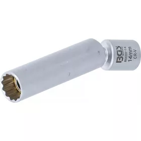   BGS technic Objímka na žeraviace sviečky a zapaľovacie sviečky | 10 mm (3/8") | 14 mm (80000-14)