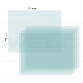   IWELD S998C vonkajšie ochranné plexi Aut.heg. pre štít hlavy 90X115mm (80000S998CK)