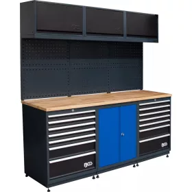   BGS technic Systém nástenných dielenských skriniek – 3 modulov (80100)