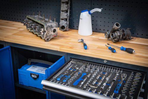 BGS technic Systém nástenných dielenských skriniek – 4 modulov (80120)