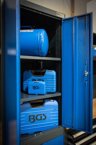 BGS technic Systém nástenných dielenských skriniek – 5 modulov (80140)