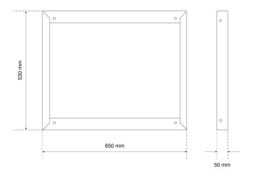 BGS technic Pripojovací rám | Horná strana (80218)