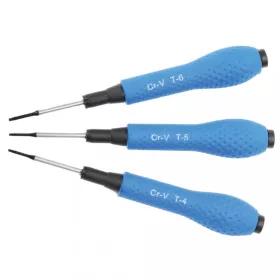   BGS DIY Súprava presných skrutkovačov | T-profil (pre Torx) T4 / T5 / T6 | 3 ks (BGS 803)