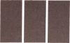 BGS DIY Súprava plstených klzákov | dosky | hnedé | 100 x 200 mm | 3-dielna (BGS 80713)