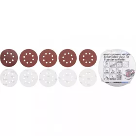   BGS DIY Súprava brúsneho papiera pre excentrickú brúsku | Ø 125 mm | K 40 - 180 | 25 ks (BGS 80817)
