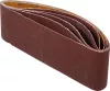 BGS DIY Sada brúsnych pásov | pre pásovú brúsku | 75 x 533 mm | K 40 – 60 – 80 – 120 – 240 | 5 ks. (80822)