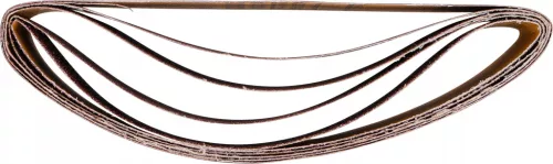 BGS DIY Sada brúsnych pásov | pre pásovú brúsku | 75 x 533 mm | K 40 – 60 – 80 – 120 – 240 | 5 ks. (80822)