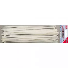   BGS technic Viazacie pásky na káble | biele | 4.8 x 300 mm | 50 ks (BGS 80876)