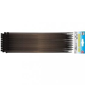   BGS DIY Viazacie pásky na káble | čierne | 4.5 x 350 mm | 50 ks (BGS 80877)