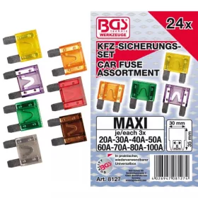   BGS technic Súprava poistiek pre automobily | Maxi | 24 ks (BGS 8127)