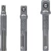 BGS technic Sada adaptérov | SDS - vonkajší štvorec 6,3 mm (1/4"), 10 mm (3/8"), 12,5 mm (1/2") | 3 ks. (8214)