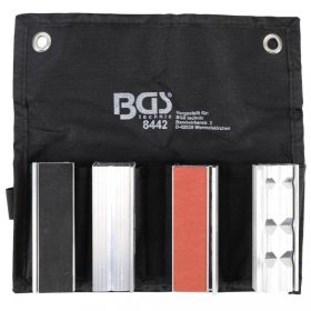   BGS technic Súprava magnetických ochranných čeľustí pre zverák | 8 ks (BGS 8442)