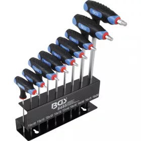   BGS technic Súprava kľúčov s T-rukoväťou | T-profil (pre Torx) T10 - T50 | 9 ks (BGS 8485)
