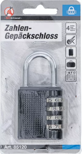 BGS DIY číselný zámok na batožinu (85120)