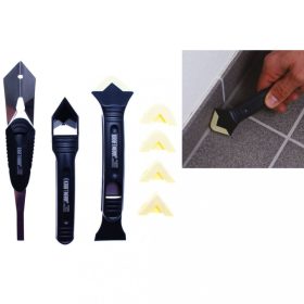   BGS DIY Súprava prípravkov na odstránenie silikónových špár a stierky | 8 ks (BGS 85200)